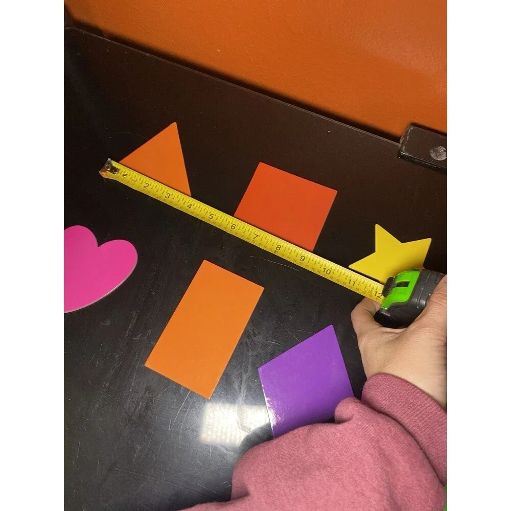 10pc Magnetic Mirror Shapes Set Geometric STEM Sensory Math Manipulatives 3